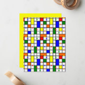 クロスワカラフルード ノートカード (正面/裏面インサイチュ)