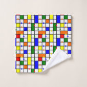 クロスワカラフルード バスタオルセット (ウォッシュタオル)