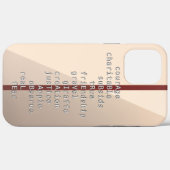 クロスワードで名前やメッセージを作る？ケース・マ Case-Mate iPhoneケース (裏面 (横))