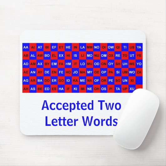 クロスワードとゲームのための2文字の単語アメリカのバー。 マウスパッド (マウス)