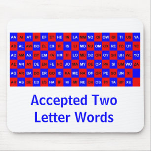 クロスワードとゲームのための2文字の単語アメリカのバー。 マウスパッド