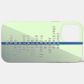 クロスワードの名前かメッセージか？緑の上 Case-Mate iPhoneケース (裏面 (横))