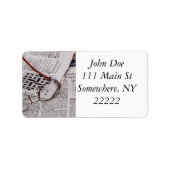 クロスワードの天才 ラベル (正面)