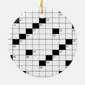 クロスワードオーナメント セラミックオーナメント (裏面)