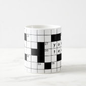 クロスワードグリッド コーヒーマグカップ (中央)