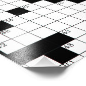 クロスワードグリッド フォトプリント            (角)