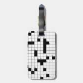クロスワードグリッド ラゲッジタグ (裏面縦)