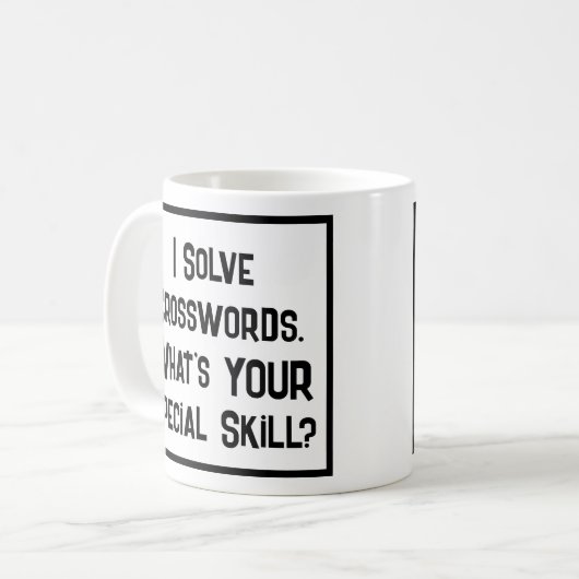 クロスワードソルバの特殊スキル。コーヒーマグ コーヒーマグカップ (正面左)