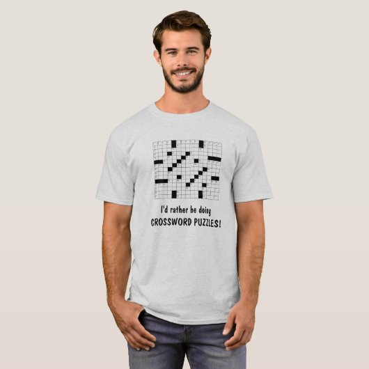 クロスワードパズルだ!Tシャツ Tシャツ (正面フル)