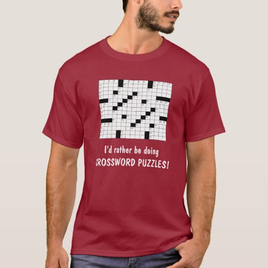 クロスワードパズルだ!Tシャツ Tシャツ (正面)