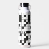 クロスワードパズルと単語 ウォーターボトル (正面)
