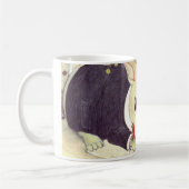 クロスワードパズルのウサギ コーヒーマグカップ (左)