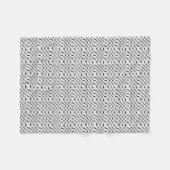 クロスワードパズルの恋人 フリースブランケット (正面(横))