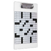 クロスワードパズルの格子クリップボード クリップボード (右)