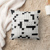 クロスワードパズルの格子 クッション (ブランケット)