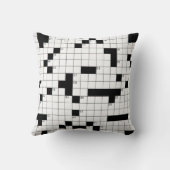 クロスワードパズルの格子 クッション (裏面)