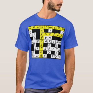 クロスワードパズルスーパイエローハイライト Tシャツ