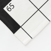 クロスワードパズルデザインフリースブランケット フリースブランケット (角)