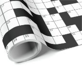 クロスワードパズルデザイン包装紙 ラッピングペーパー (ロールコーナー)