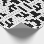 クロスワードパズルデザイン包装紙 ラッピングペーパー (角)