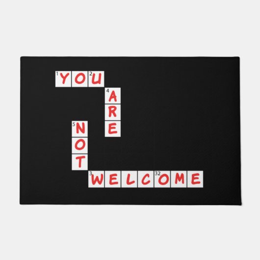 クロスワードパズルドアマット ドアマット (正面)