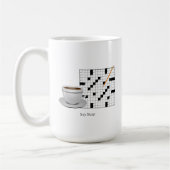 クロスワードパズルマグ コーヒーマグカップ (左)