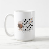 クロスワードパズルマグ コーヒーマグカップ (左)