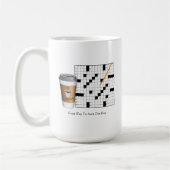 クロスワードパズルマグ コーヒーマグカップ (左)