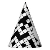 クロスワードパズルモノグラム パーティーハット (左)