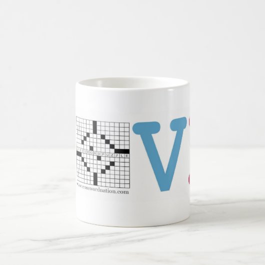 クロスワードパズル愛マグ コーヒーマグカップ (中央)