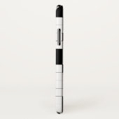 クロスワードパズル白黒空の正方形 Case-Mate iPhoneケース (裏面/右)