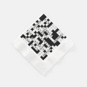 クロスワードパズル誕生日パーティー 縁ありカクテルナプキン (角)