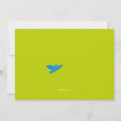 クロスワードパズル誕生日招待状 招待状 (裏面)