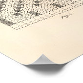 クロスワードパズル1936パテントアートオールドピーパー ポスター (角)