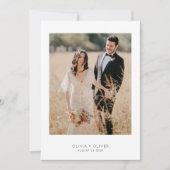 クロスワードパズル ウェディング セーブ・ザ・デート (正面)