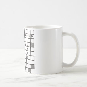 クロスワードパズル コーヒーマグカップ