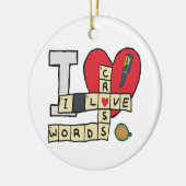 クロスワードパズル セラミックオーナメント (左)