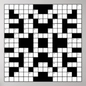 クロスワードパズル ポスター (正面)