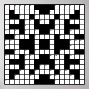 クロスワードパズル ポスター