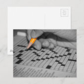 クロスワードパズル ポストカード (正面/裏面)