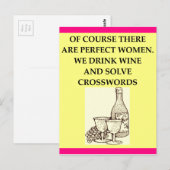 クロスワードパズル ポストカード (正面/裏面)