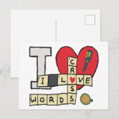 クロスワードパズル ポストカード (正面/裏面)