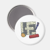 クロスワードパズル マグネット (正面/裏面)