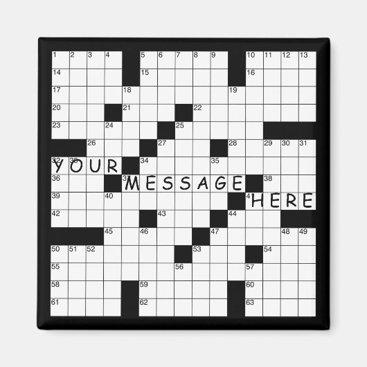 クロスワードパズル マグネット (正面)