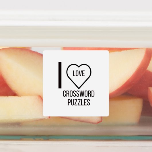 クロスワードパズル ラベル (貼付)