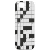 クロスワードパズル Case-Mate iPhoneケース (裏面/右)