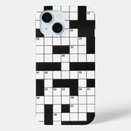 クロスワードパズル iPhone 15ケース