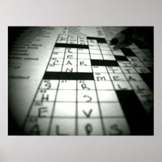 クロスワードポスター ポスター