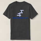 クロスワード・ガイ Tシャツ (デザイン正面)