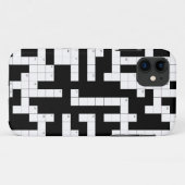 クロスワード・パズルの電話箱-空欄を埋めて下さい Case-Mate iPhoneケース (裏面(横))